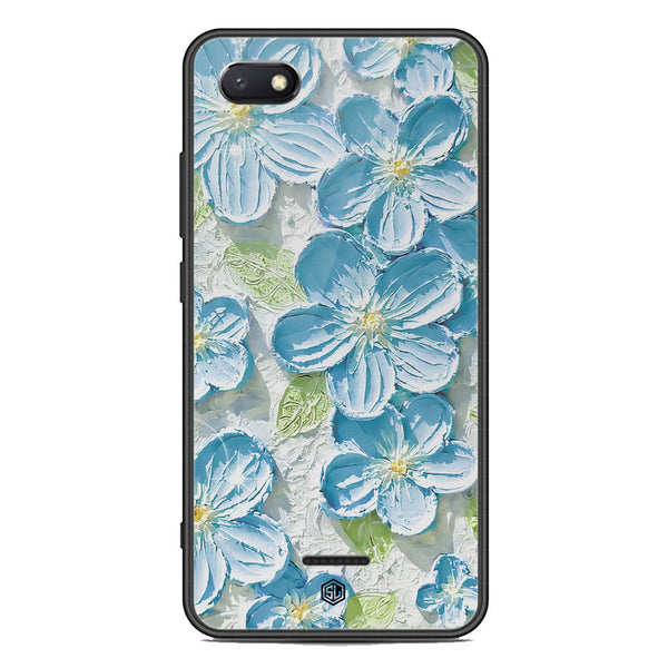 Floral Series Soft Phone Case - Premium Glass Case - Design 12 - Xiaomi Redmi 6A