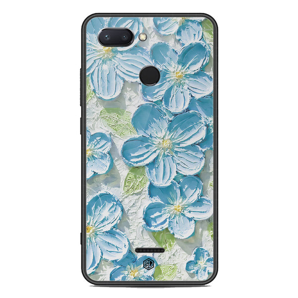 Floral Series Soft Phone Case - Premium Glass Case - Design 12 - Xiaomi Redmi 6