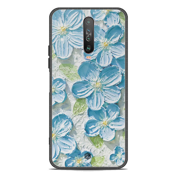 Floral Series Soft Phone Case - Premium Glass Case - Design 12 - Xiaomi Poco X2