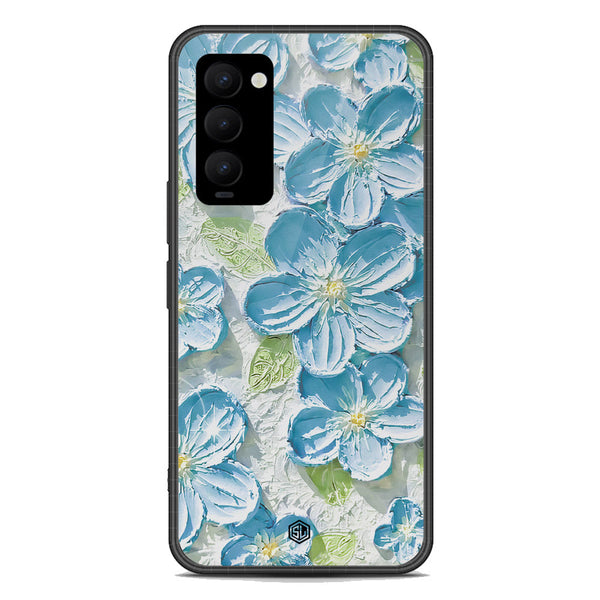 Floral Series Soft Phone Case - Premium Glass Case - Design 12 - Tecno Camon 18P