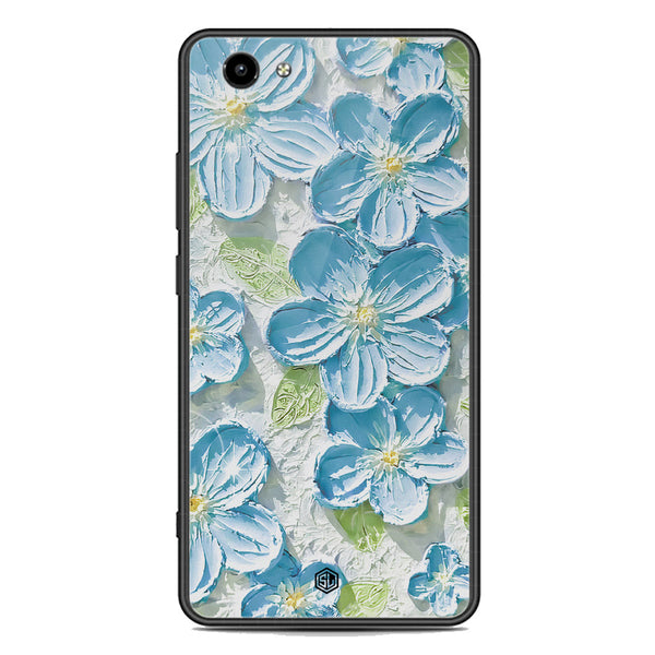 Floral Series Soft Phone Case - Premium Glass Case - Design 12 - Vivo Y71