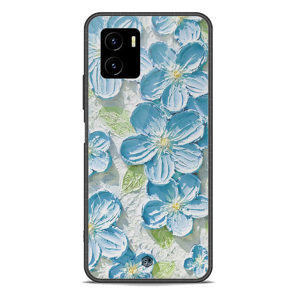 Floral Series Soft Phone Case - Premium Glass Case - Design 12 - Vivo Y15c