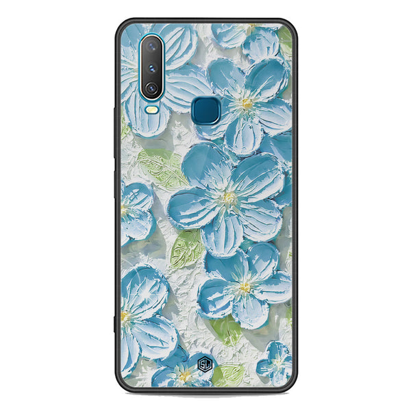 Floral Series Soft Phone Case - Premium Glass Case - Design 12 - Vivo Y12