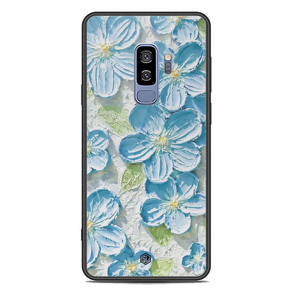 Floral Series Soft Phone Case - Premium Glass Case - Design 12 - Samsung Galaxy S9 Plus