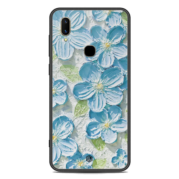 Floral Series Soft Phone Case - Premium Glass Case - Design 12 - Vivo V11