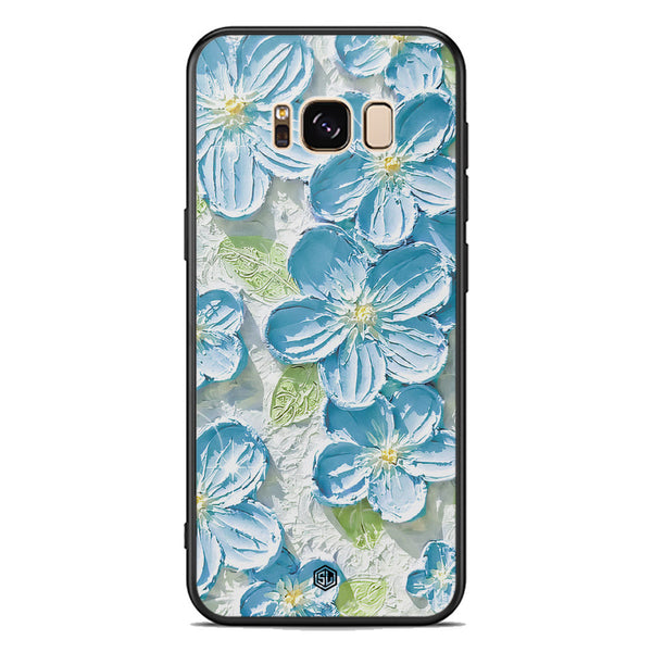 Floral Series Soft Phone Case - Premium Glass Case - Design 12 - Samsung Galaxy S8 Plus