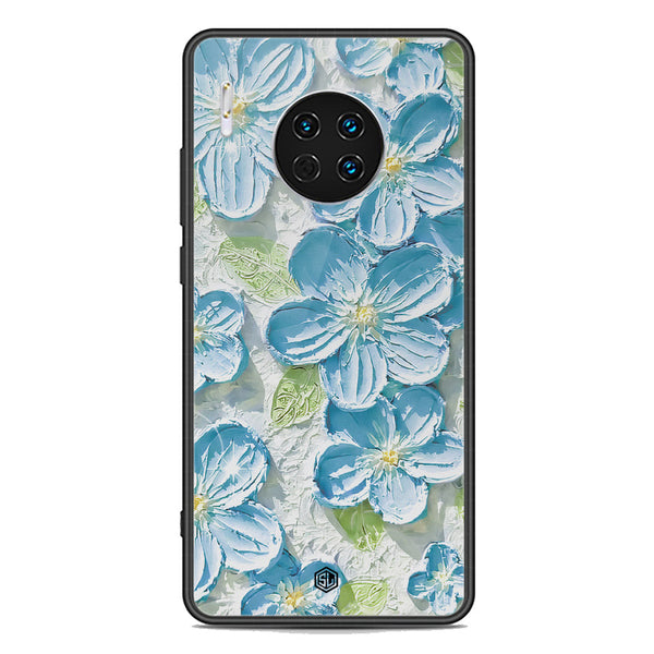 Floral Series Soft Phone Case - Premium Glass Case - Design 12 - Huawei Mate 30