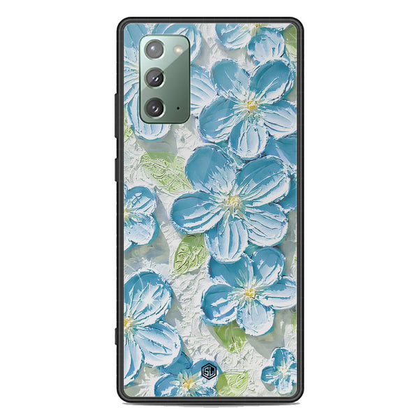 Floral Series Soft Phone Case - Premium Glass Case - Design 12 - Samsung Galaxy Note 20