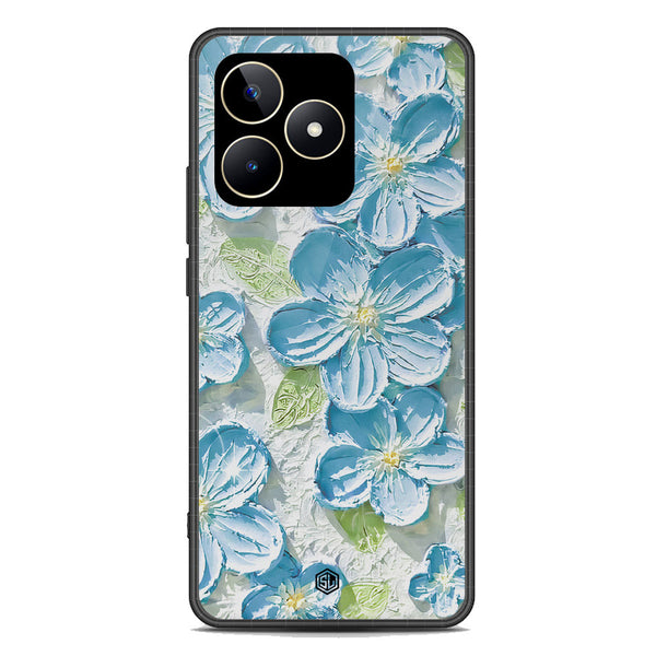 Floral Series Soft Phone Case - Premium Glass Case - Design 12 - Realme C53