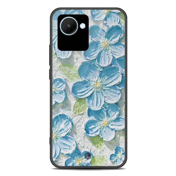 Floral Series Soft Phone Case - Premium Glass Case - Design 12 - Realme C30s