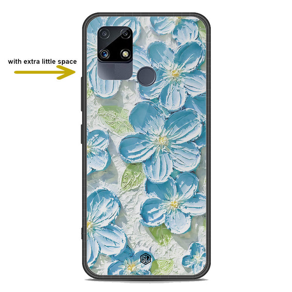 Floral Series Soft Phone Case - Premium Glass Case - Design 12 - Realme C25s