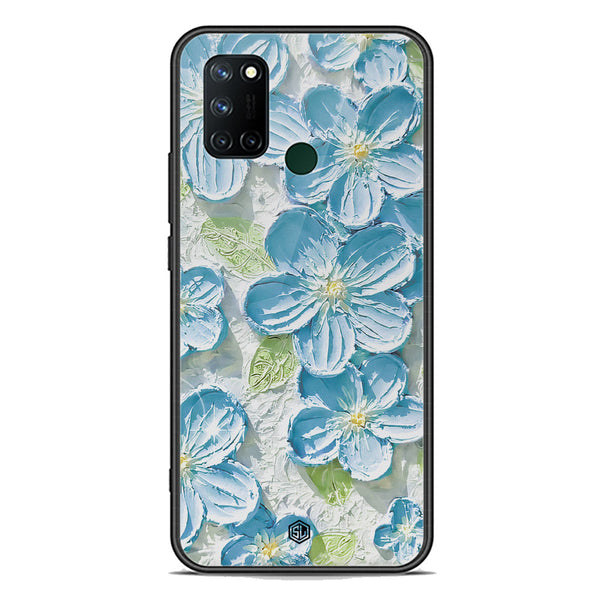 Floral Series Soft Phone Case - Premium Glass Case - Design 12 - Realme 7i