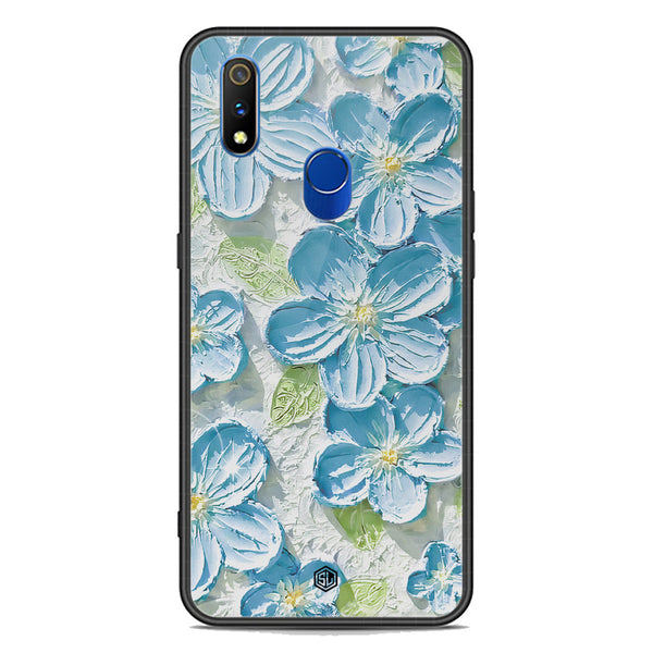 Floral Series Soft Phone Case - Premium Glass Case - Design 12 - Realme 3 Pro