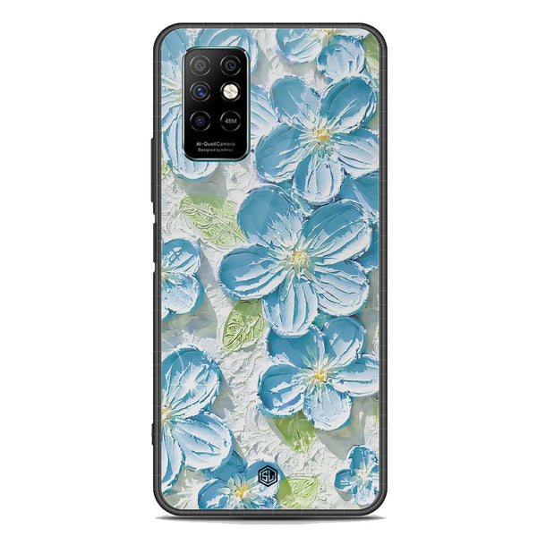 Floral Series Soft Phone Case - Premium Glass Case - Design 12 - Infinix Note 8i