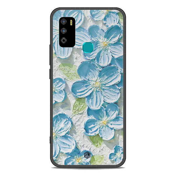 Floral Series Soft Phone Case - Premium Glass Case - Design 12 - Infinix Hot 9 Play