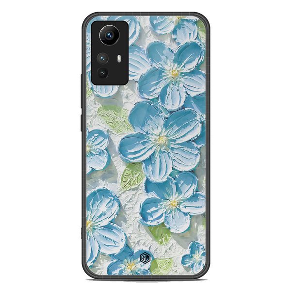 Floral Series Soft Phone Case - Premium Glass Case - Design 12 - Xiaomi Redmi Note 12S