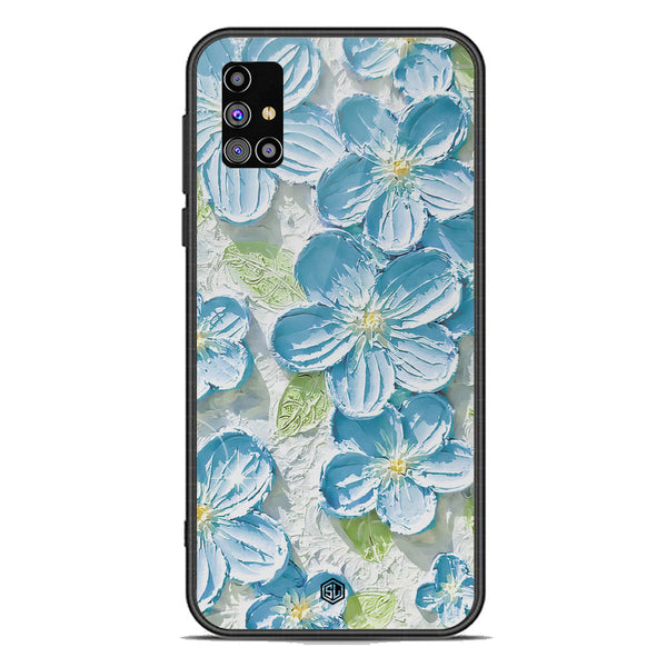 Floral Series Soft Phone Case - Premium Glass Case - Design 12 - Samsung Galaxy M31s