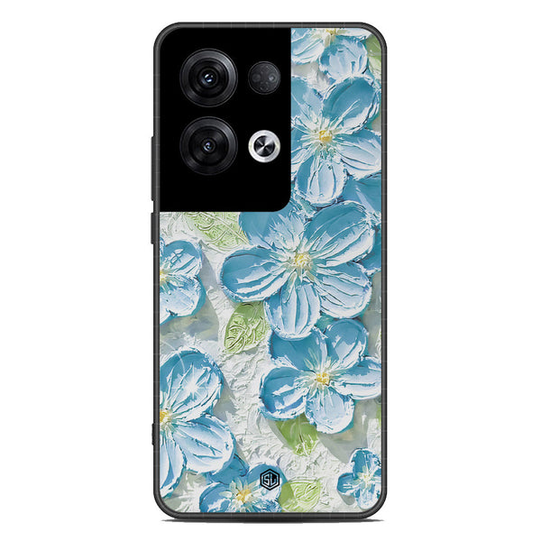 Floral Series Soft Phone Case - Premium Glass Case - Design 12 - Oppo Reno 8 Pro