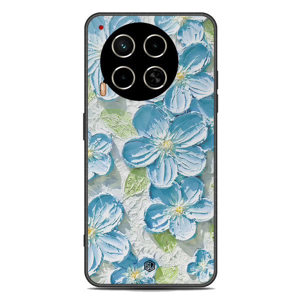 Floral Series Soft Phone Case - Premium Glass Case - Design 12 - Tecno Camon 30