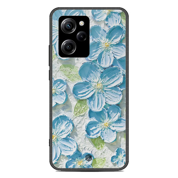 Floral Series Soft Phone Case - Premium Glass Case - Design 12 - Xiaomi Poco X5 Pro