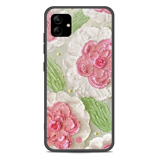 Floral Series Soft Phone Case - Premium Glass Case - Design 13 - Samsung Galaxy A04e