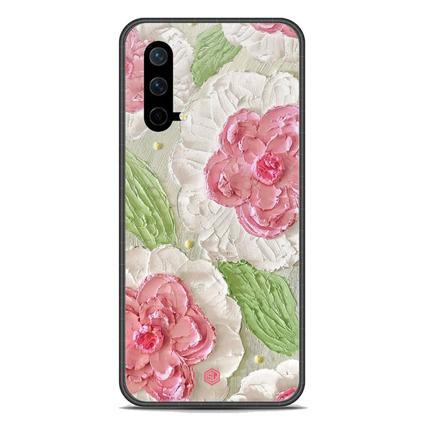 Floral Series Soft Phone Case - Premium Glass Case - Design 13 - OnePlus Nord CE 5G