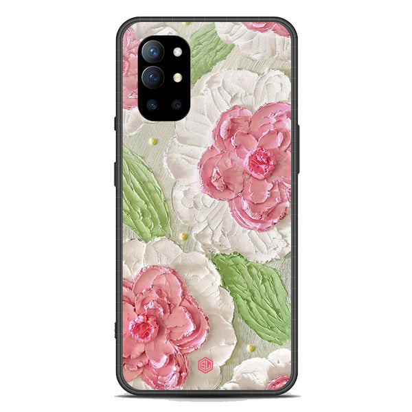 Floral Series Soft Phone Case - Premium Glass Case - Design 13 - OnePlus 9R