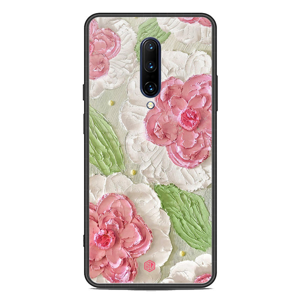 Floral Series Soft Phone Case - Premium Glass Case - Design 13 - OnePlus 7 Pro