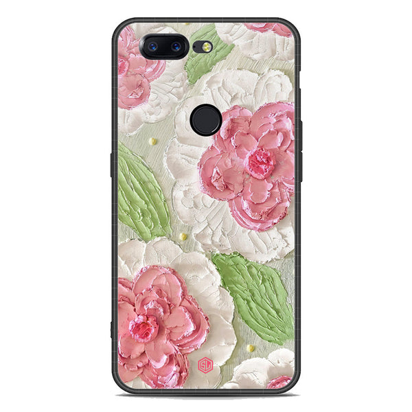 Floral Series Soft Phone Case - Premium Glass Case - Design 13 - OnePlus 5T