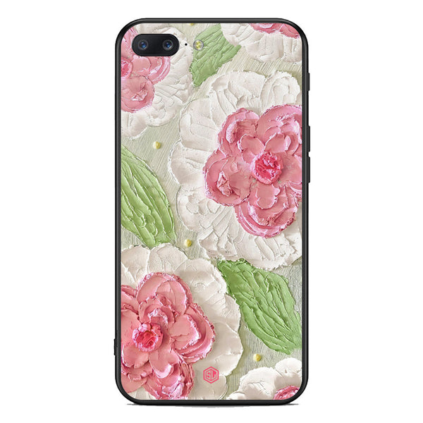 Floral Series Soft Phone Case - Premium Glass Case - Design 13 - OnePlus 5