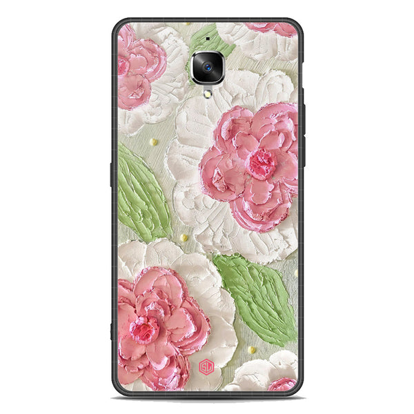 Floral Series Soft Phone Case - Premium Glass Case - Design 13 - OnePlus 3T