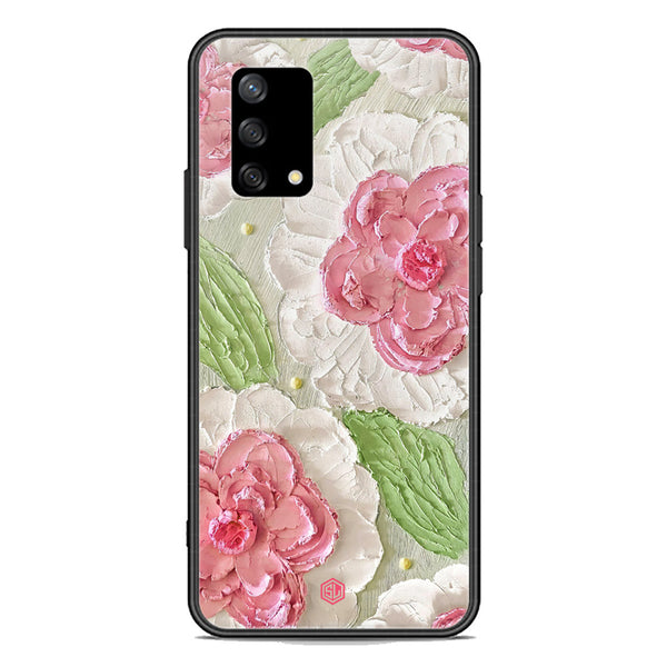 Floral Series Soft Phone Case - Premium Glass Case - Design 13 - Oppo Reno 6 Lite