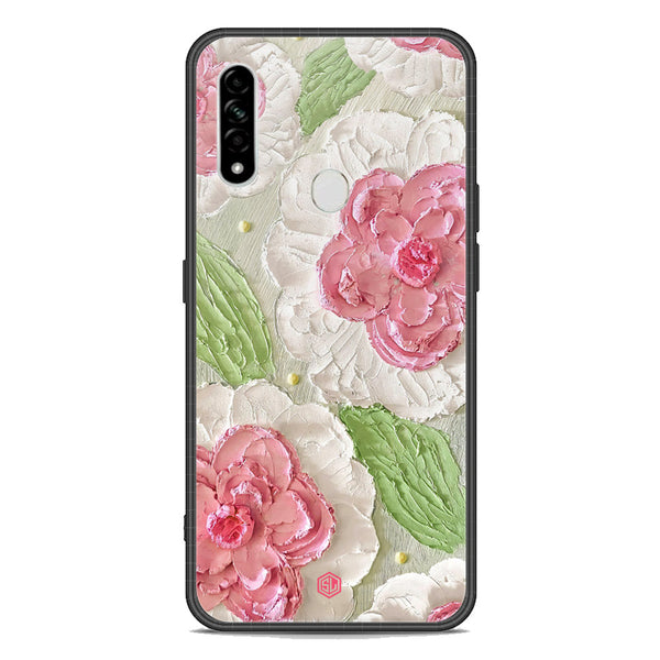 Floral Series Soft Phone Case - Premium Glass Case - Design 13 - Oppo A31