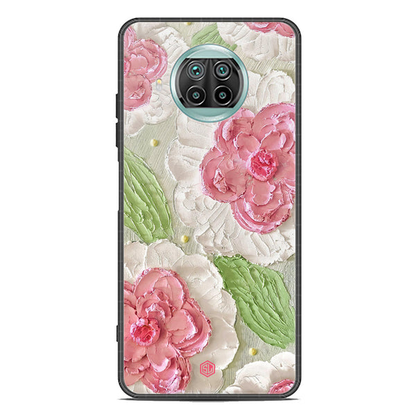 Floral Series Soft Phone Case - Premium Glass Case - Design 13 - Xiaomi Mi 10T Lite