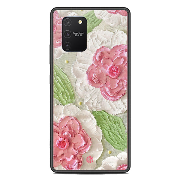 Floral Series Soft Phone Case - Premium Glass Case - Design 13 - Samsung Galaxy S10 Lite