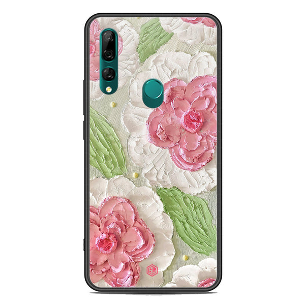 Floral Series Soft Phone Case - Premium Glass Case - Design 13 - Huawei Y9 Prime 2019