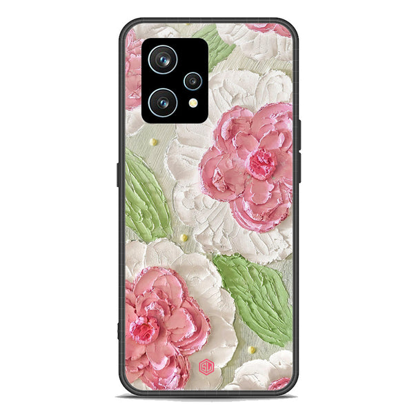 Floral Series Soft Phone Case - Premium Glass Case - Design 13 - Realme Narzo 50 Pro