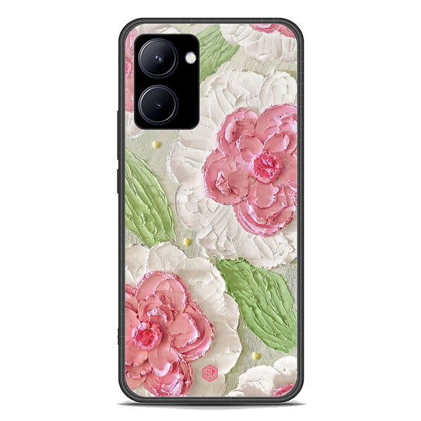 Floral Series Soft Phone Case - Premium Glass Case - Design 13 - Realme C33