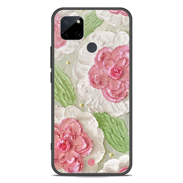 Floral Series Soft Phone Case - Premium Glass Case - Design 13 - Realme C21Y