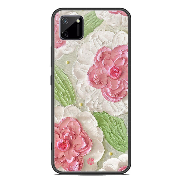 Floral Series Soft Phone Case - Premium Glass Case - Design 13 - Realme C11 2021