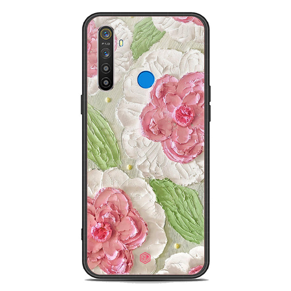 Floral Series Soft Phone Case - Premium Glass Case - Design 13 - Realme 6i