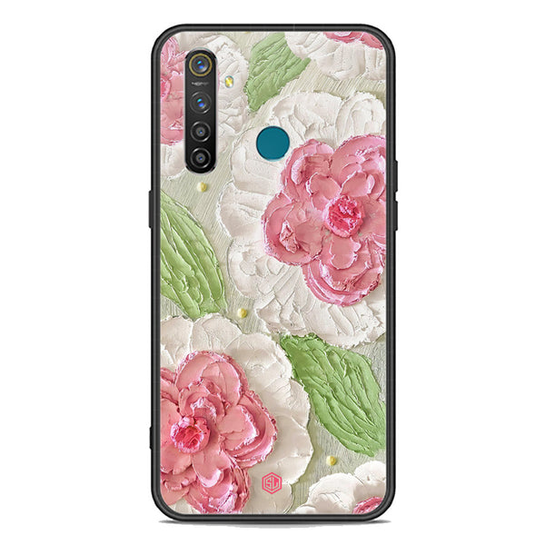 Floral Series Soft Phone Case - Premium Glass Case - Design 13 - Realme 5 Pro