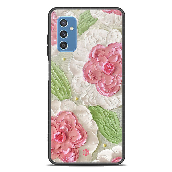 Floral Series Soft Phone Case - Premium Glass Case - Design 13 - Samsung Galaxy M52 5G