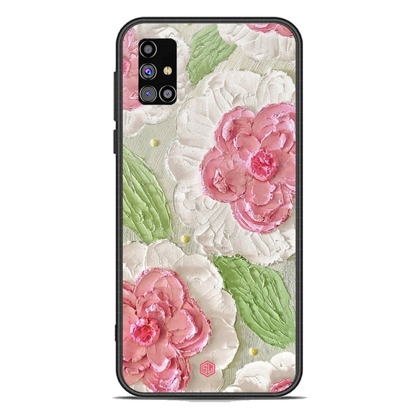 Floral Series Soft Phone Case - Premium Glass Case - Design 13 - Samsung Galaxy M31s