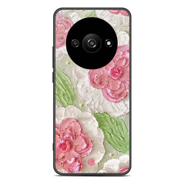 Floral Series Soft Phone Case - Premium Glass Case - Design 13 - Xiaomi Redmi A3