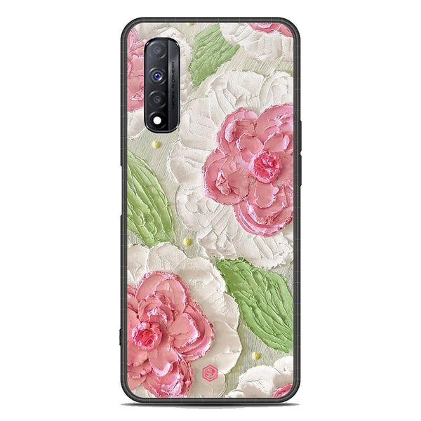 Floral Series Soft Phone Case - Premium Glass Case - Design 13 - Realme Narzo 30