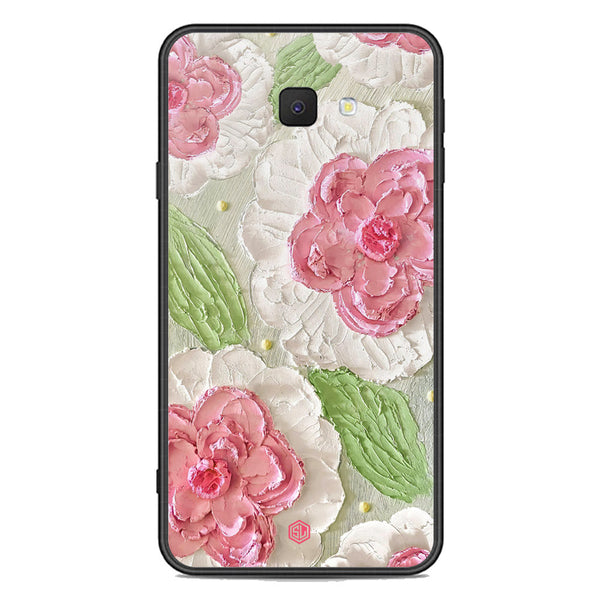 Floral Series Soft Phone Case - Premium Glass Case - Design 13 - Samsung Galaxy J7 Prime