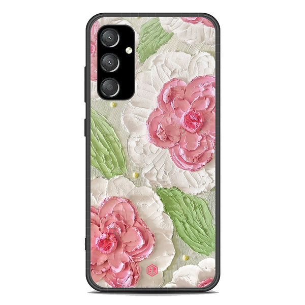 Floral Series Soft Phone Case - Premium Glass Case - Design 13 - Samsung Galaxy A54 5G