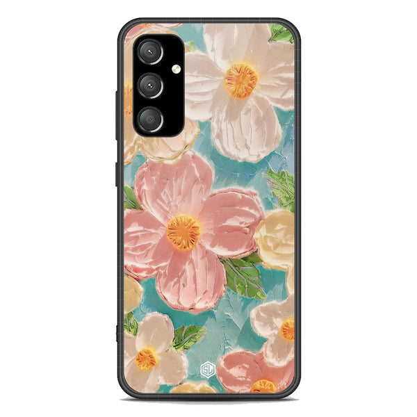 Floral Series Soft Phone Case - Premium Glass Case - Design 16 - Samsung Galaxy A14