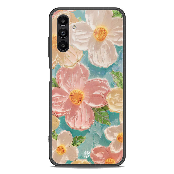 Floral Series Soft Phone Case - Premium Glass Case - Design 16 - Samsung Galaxy A04s